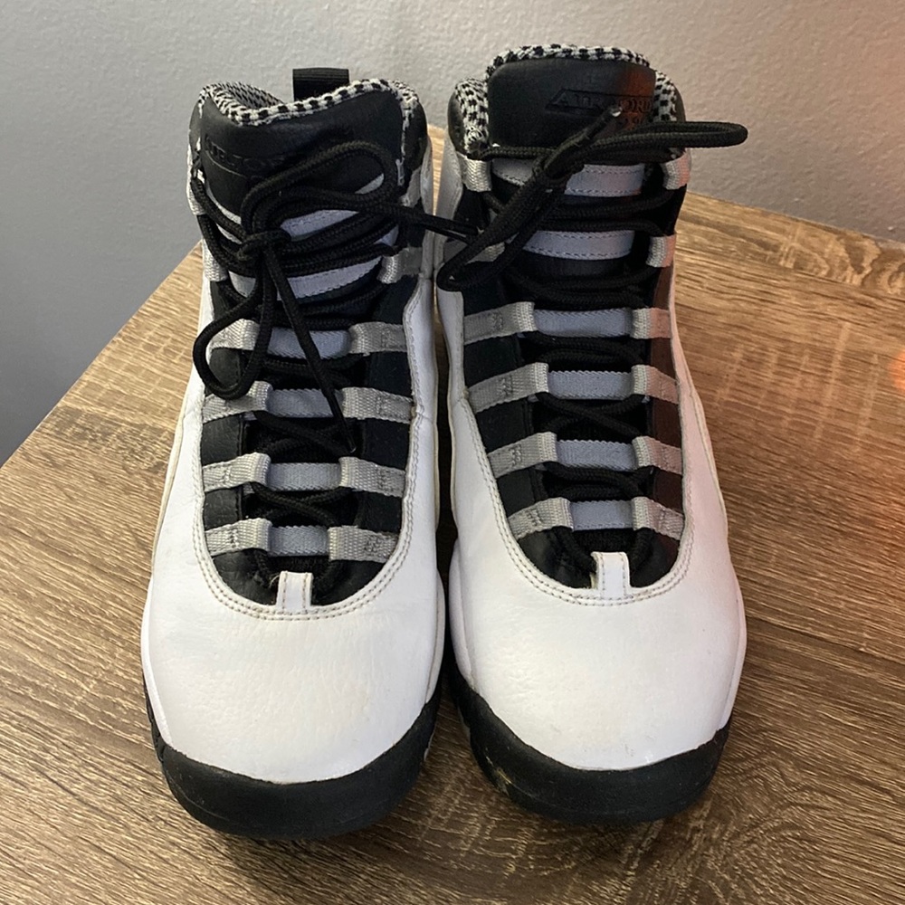 Air Jordan’s Retro 10’s Size 6Y Black/White/Gray
